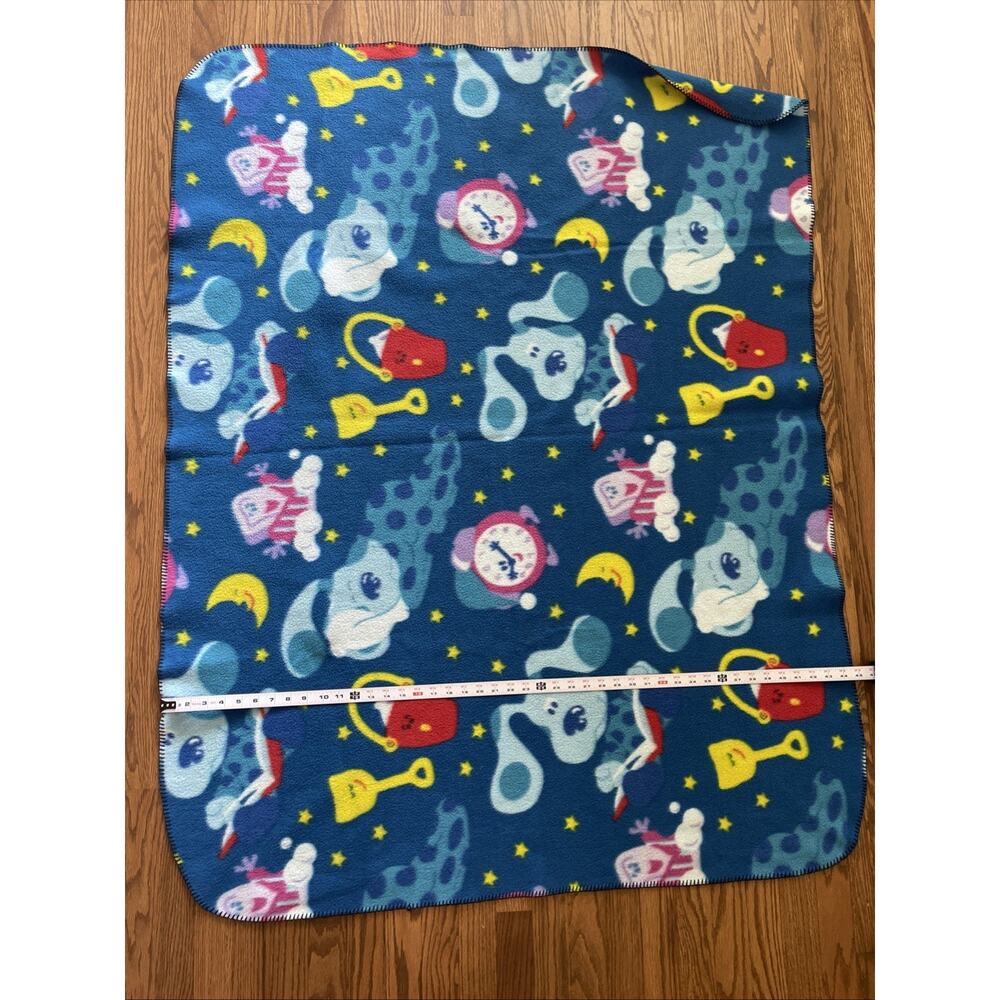 Vintage Blue's Clues Fleece Throw Blanket 58” x 45" Sleepy Time 2001 Viacom - Picture 4 of 5